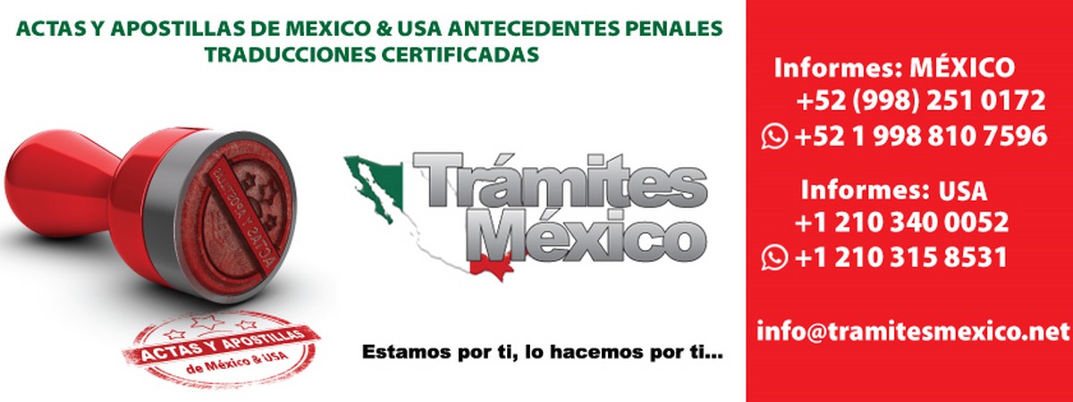 Apostilla Constancia Antecedentes Penales Federal
